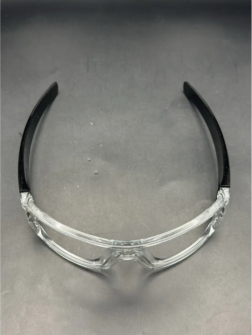 Oakley Batwolf Polished Clear/Black Gold Text Frame